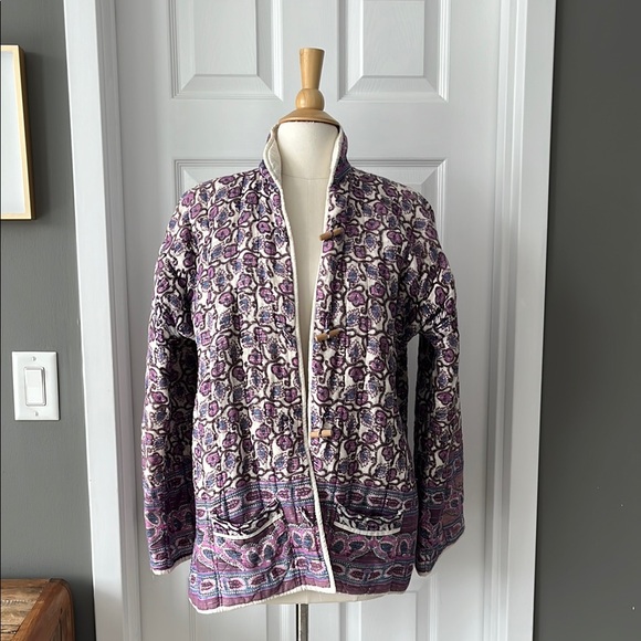 Vintage quilted Indian cotton jacket - Picture 9 of 9